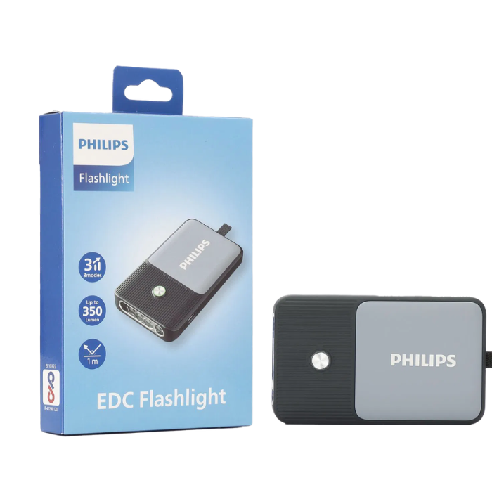 Philips ABS Multi-Functional Rechargeable Pocket Flashlight, 350 lumens SFL3403/56