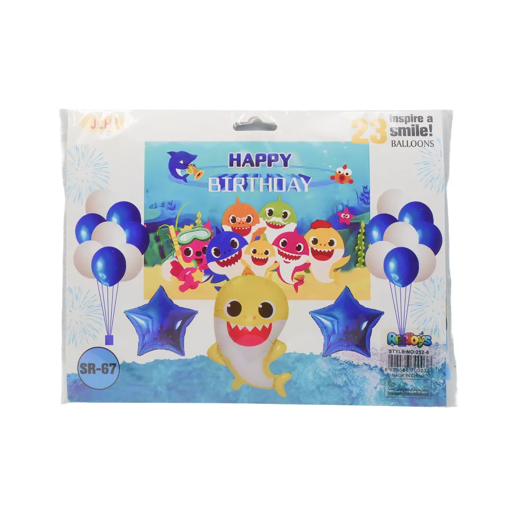 23 INSPIRE SMILE BALLOONS BIRTH DAY BANNER