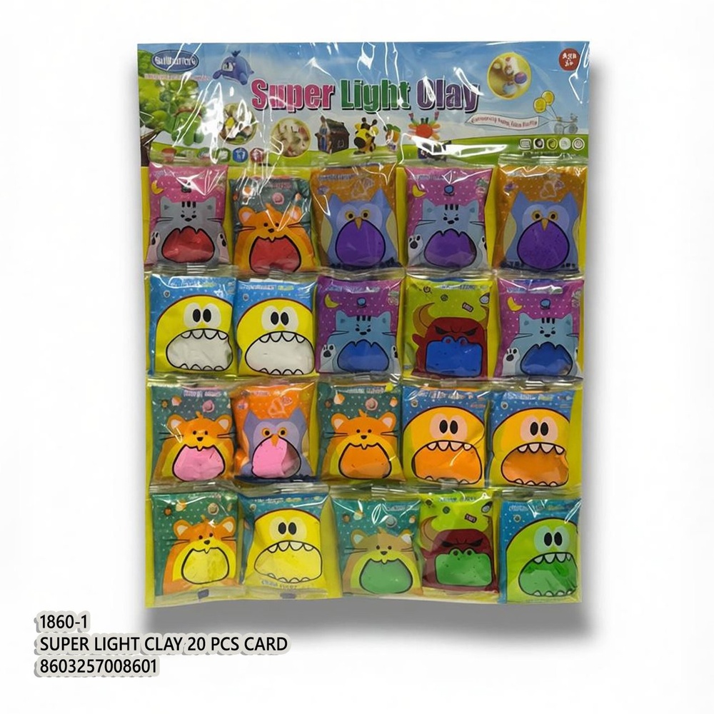 Super Light Clay 20 PCS Card
